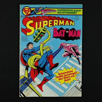 Superman Comic Nr. 4  / 1979 Comic Ehapa