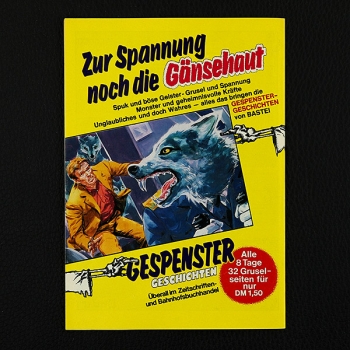 Spuk Geschichten Nr. 49 Bastei Comic