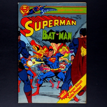 Superman Comic Nr. 17 1981 Comic Ehapa