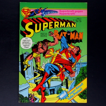 Superman Comic Nr. 11 1981 Comic Ehapa