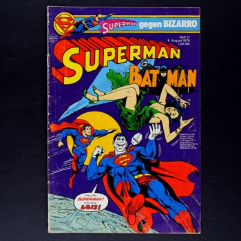 Superman Comic Nr. 17 1979 Comic Ehapa