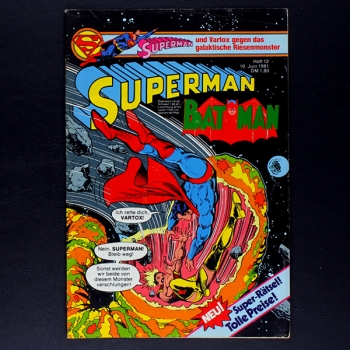 Superman Comic Nr. 12 1981 Comic Ehapa