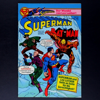 Superman Comic Nr. 24 1980 Comic Ehapa