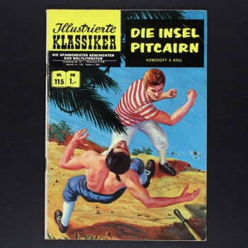 Illustrierte Klassiker Nr. 115 Die Insel Pitcairn BSV Comic