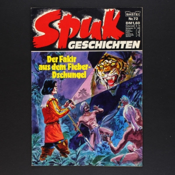 Spuk Geschichten Nr. 72 Bastei Comic