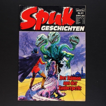 Spuk Geschichten Nr. 81 Bastei Comic