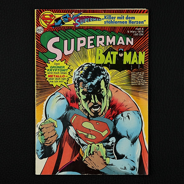 Superman Comic Nr. 6  / 1978 Comic Ehapa