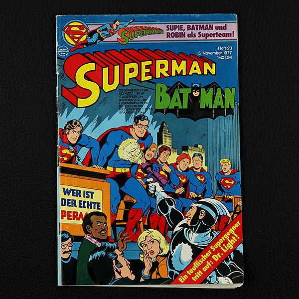 Superman Comic Nr. 23  / 1977 Comic Ehapa