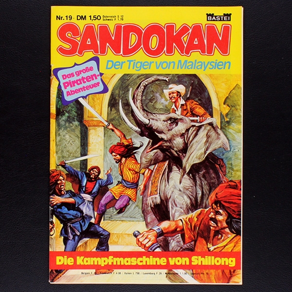 Sandokan  Nr. 19 Bastei Comic