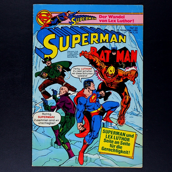 Superman Comic Nr. 24 1980 Comic Ehapa