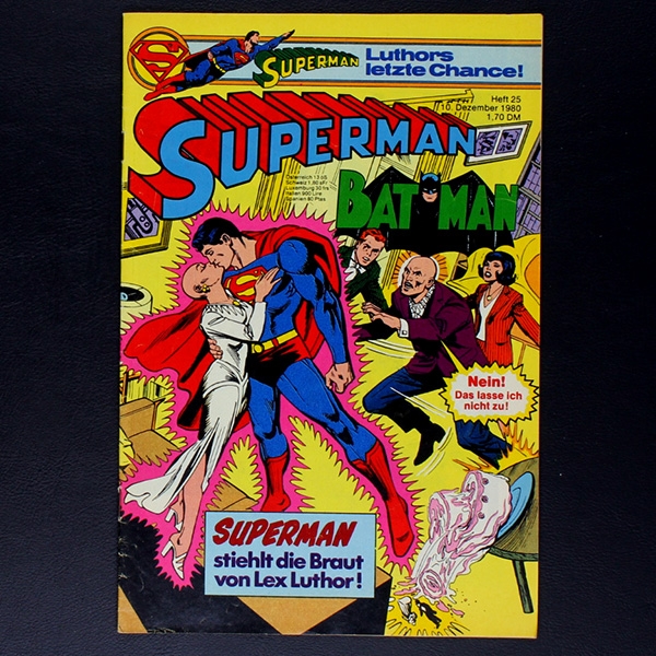 Superman Comic Nr. 25 1980 Comic Ehapa