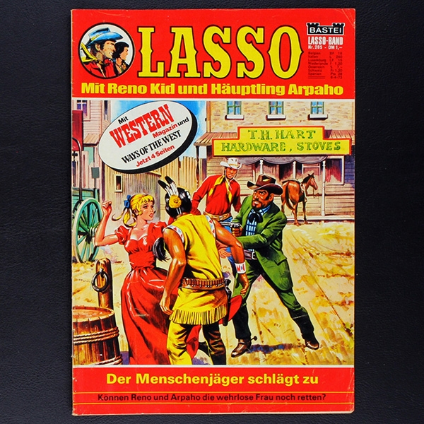 Lasso Nr. 285 Bastei Comic