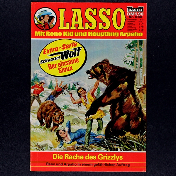 Lasso Nr. 630 Bastei Comic