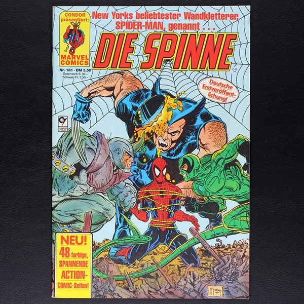Die Spinne Nr. 181 Condor Comic