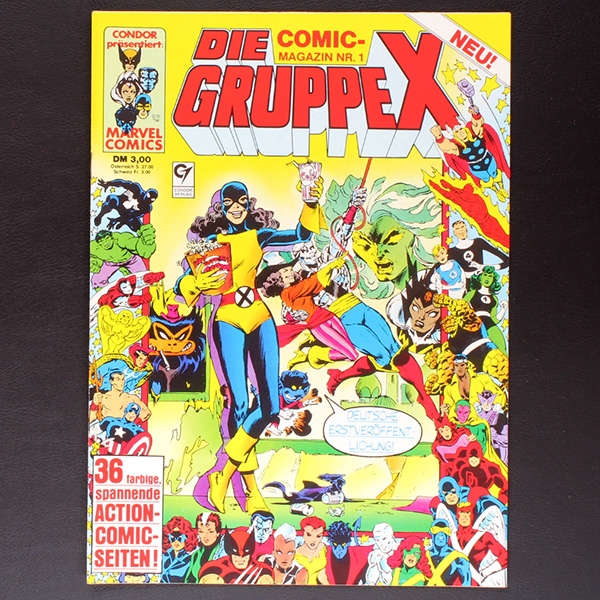 Die Gruppe X Comic-Magazin Nr. 1 Condor Comic