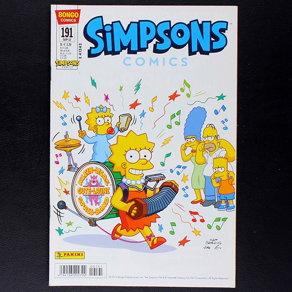 Simpsons Nr. 191 Dino Comic