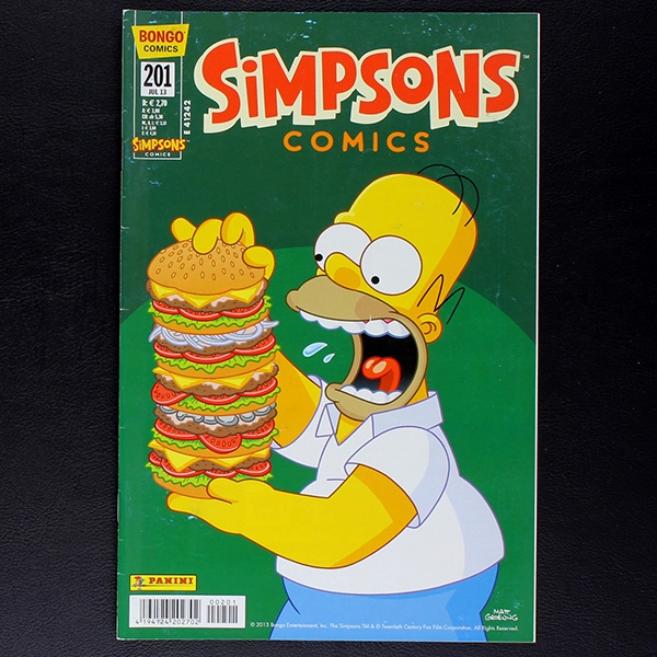 Simpsons Nr. 201 Dino Comic