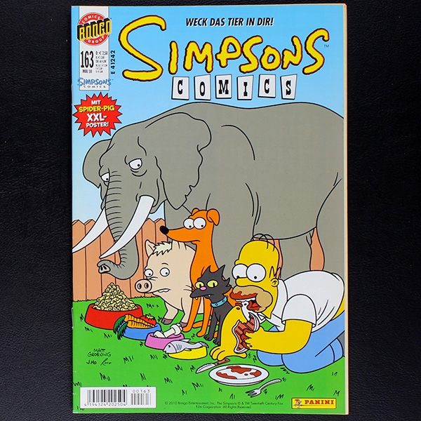 Simpsons Nr. 163 Dino Comic
