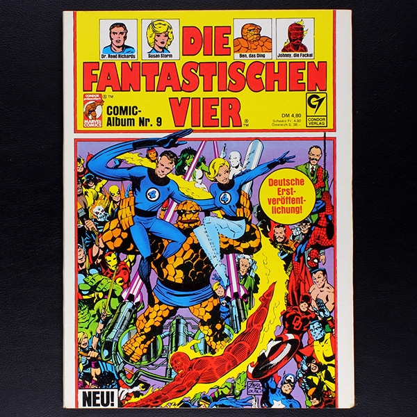 Die Fantastischen Vier Nr. 9 Comic Album Condor