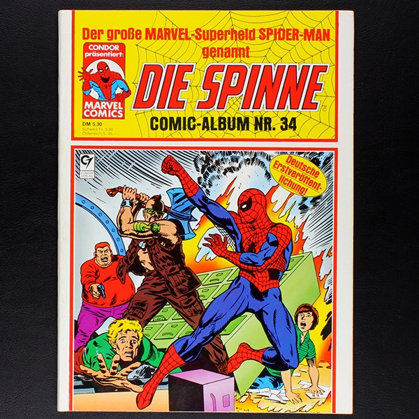 Die Spinne Nr. 34 Comic Album Condor