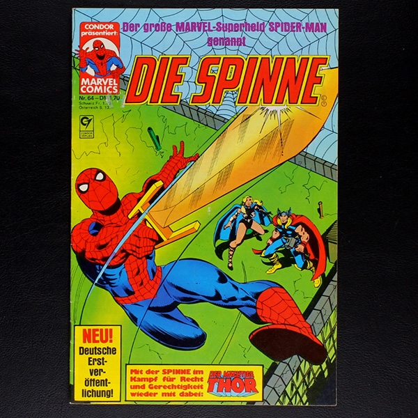 Die Spinne Nr. 64 Condor Comic