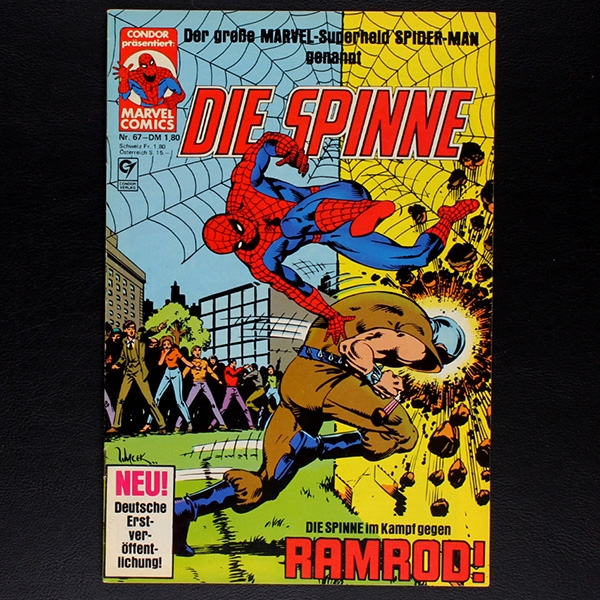 Die Spinne Nr. 67 Condor Comic