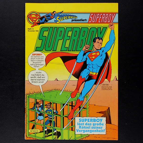 Superboy Nr. 11 1982 Comic Ehapa