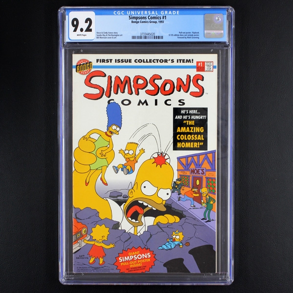 Simpsons 1 Bongo Comic
