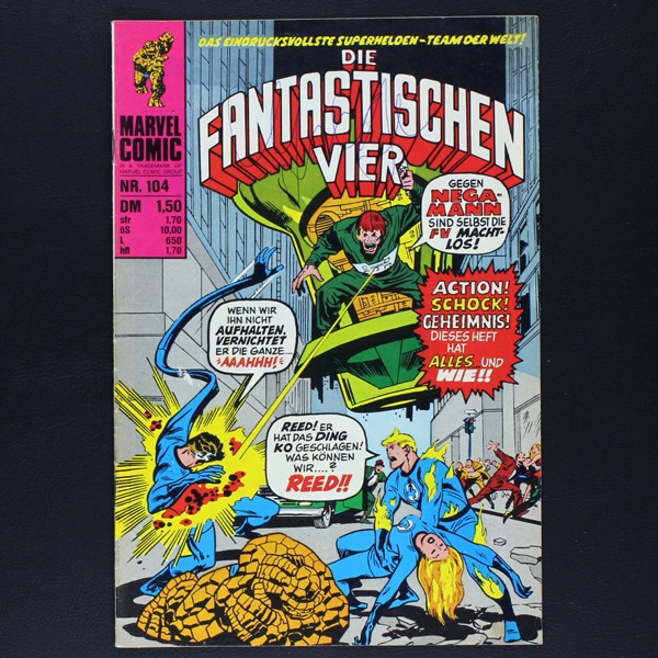 Die Fantastischen Vier Nr. 104 Williams Comic