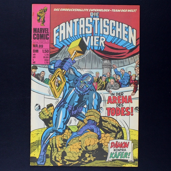 Die Fantastischen Vier Nr. 89 Williams Comic