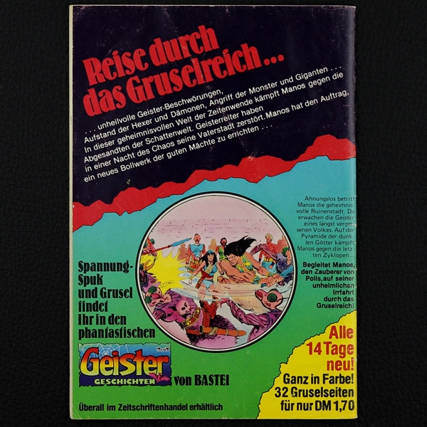 Geister Geschichten Nr. 4 Bastei Comic