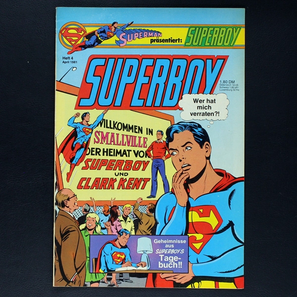 Superboy Nr. 4 1981 Comic Ehapa