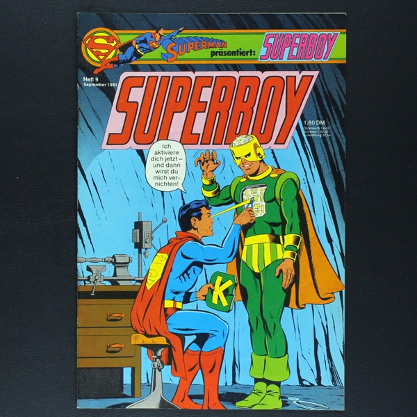 Superboy Nr. 9 1981 Comic Ehapa