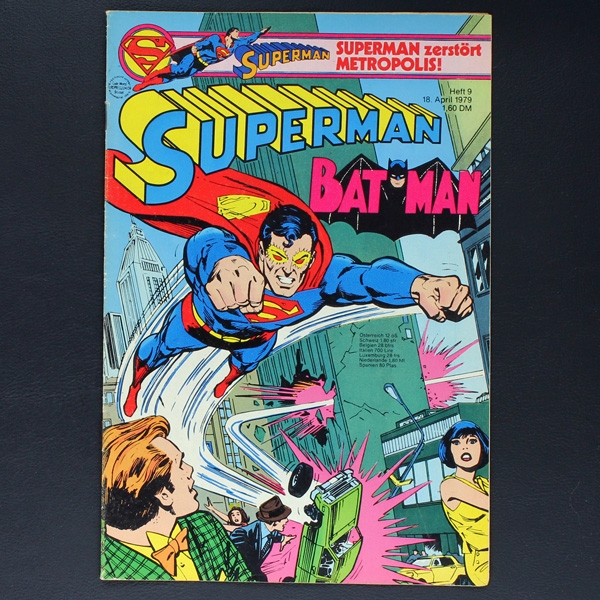 Superman Comic Nr. 9 1979 Comic Ehapa