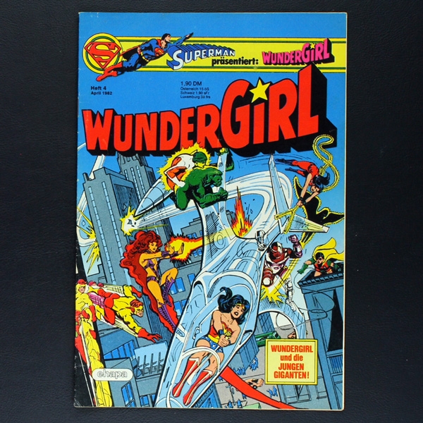 Wundergirl Nr. 4 / 1982 Comic Ehapa