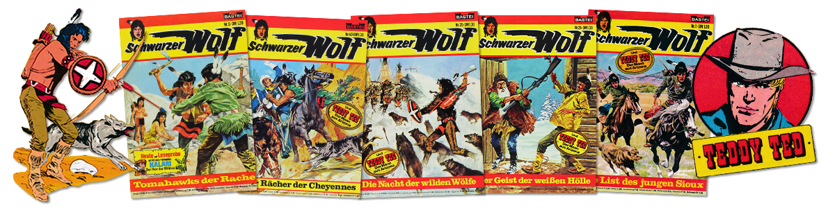 Schwarzer Wolf von Bastei